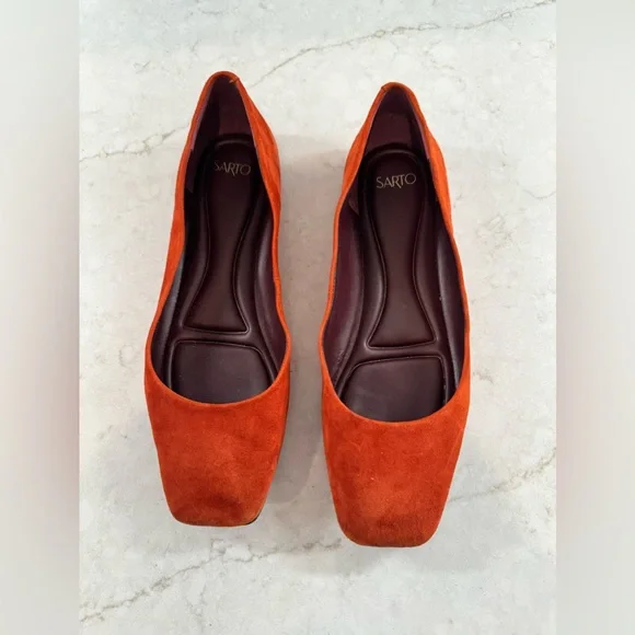 Franco Sarto Amaya Suede Flats Size 7 - Picture 1 of 6